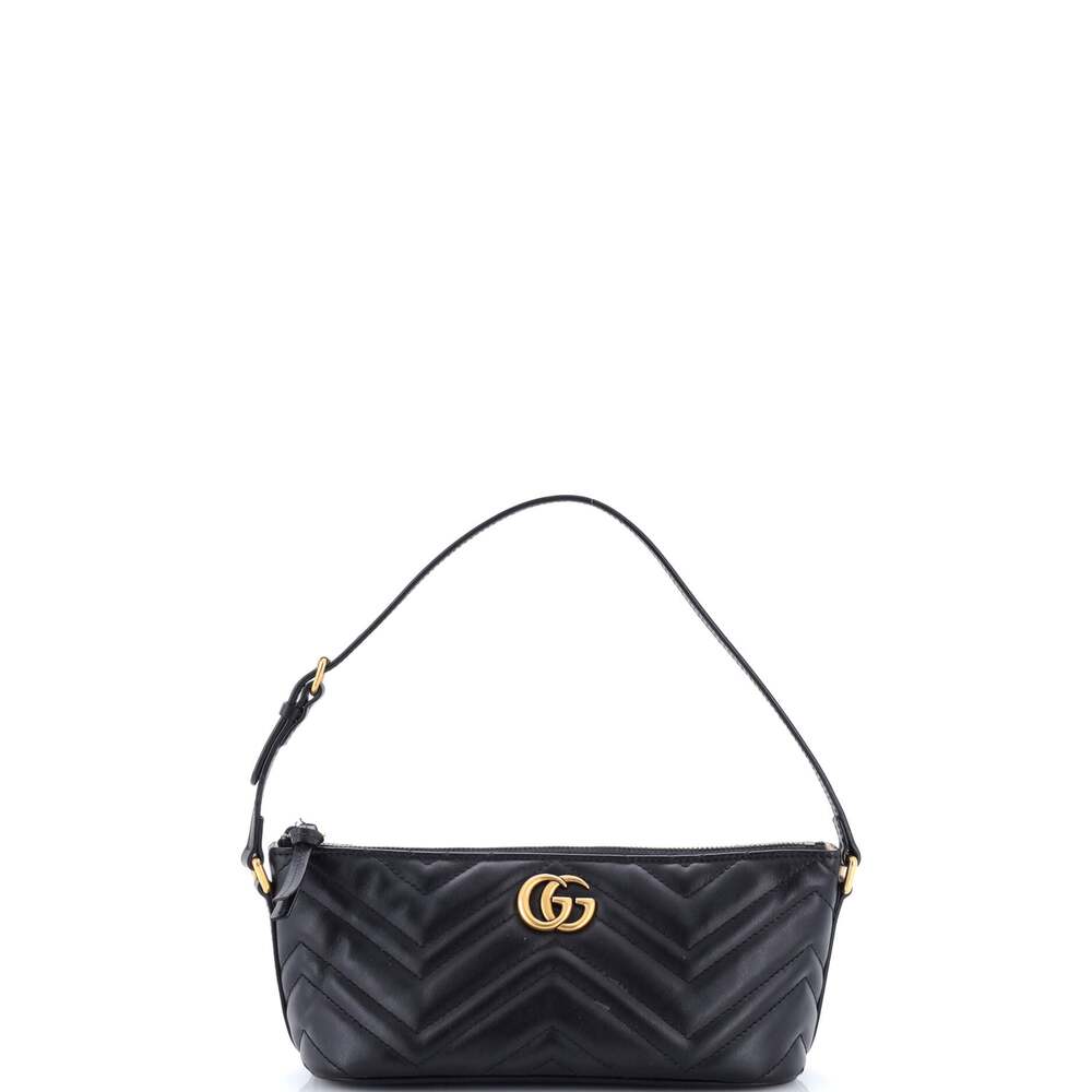 Gucci Gg Marmont Pochette Shoulder Bag #258244G10B - Picture 1 of 7